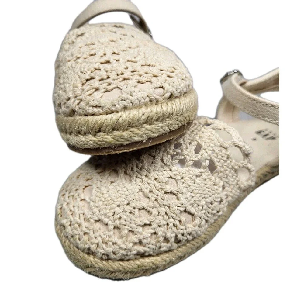 Toddler/Kids Crochet Espadrille SIZE 9